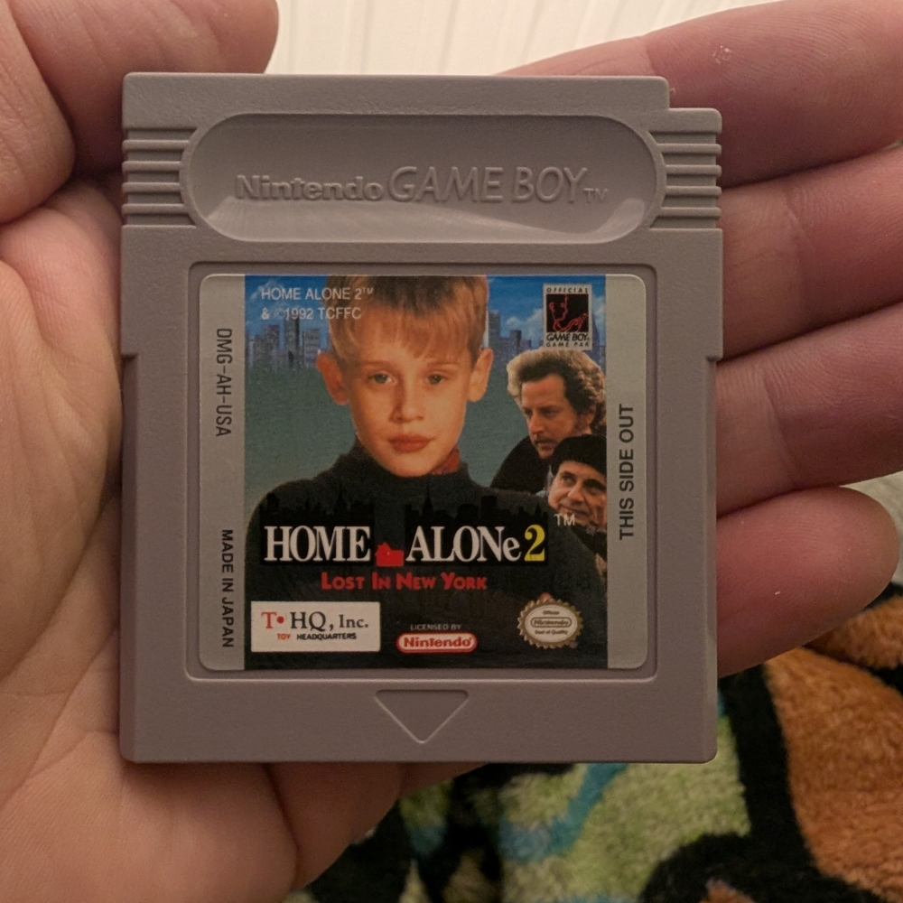 Nintendo Game Boy Home Alone 2 Cartridge - Gray